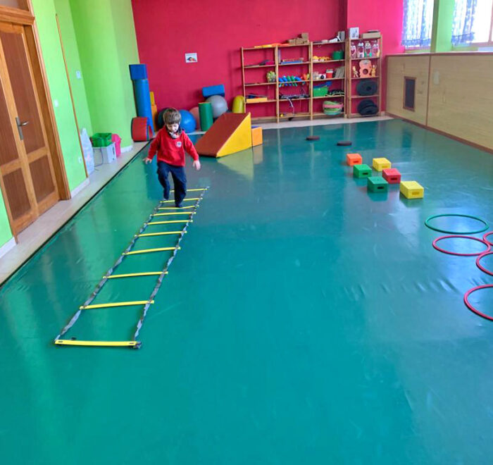 Aula de psicomotricidad del colegio Fernando de Rojas
