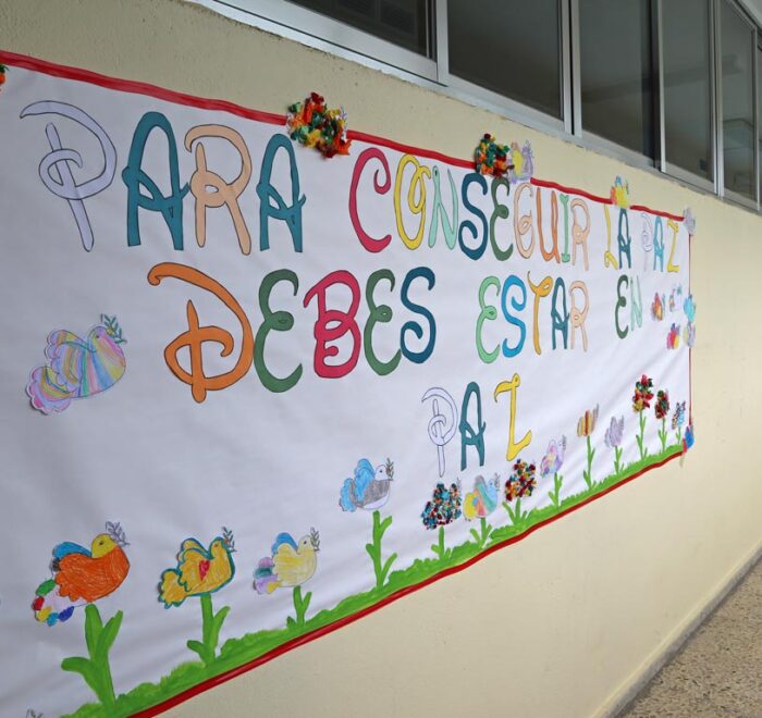 Pasillos del colegio Fernando de Rojas